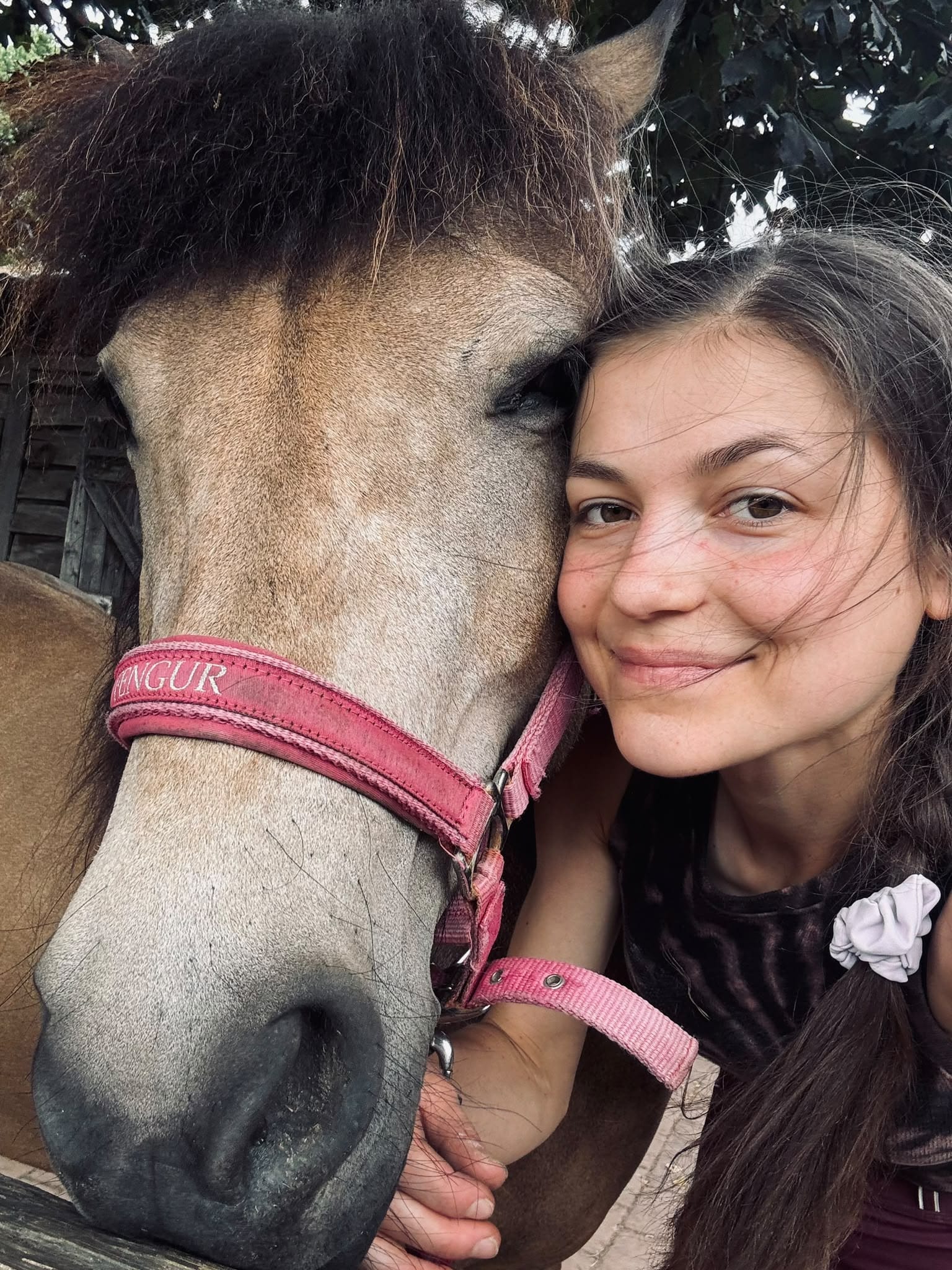 Mathilda mit Pferd