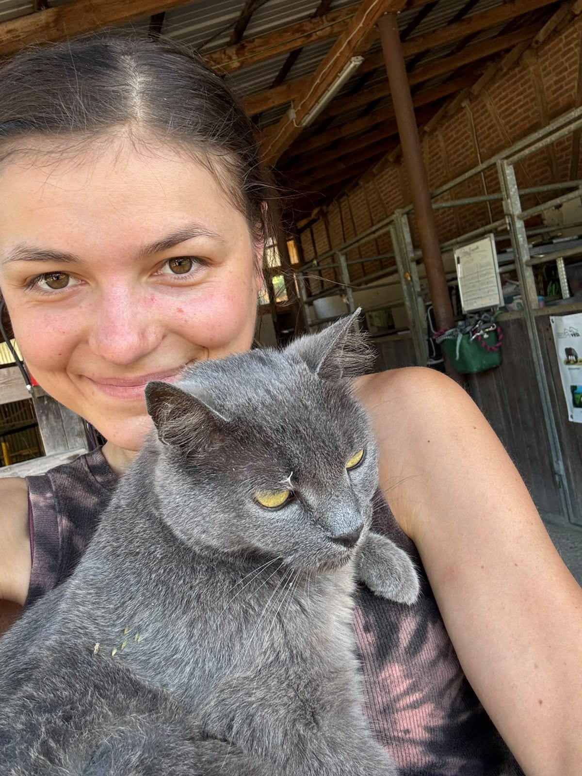Mathilda mit Katze